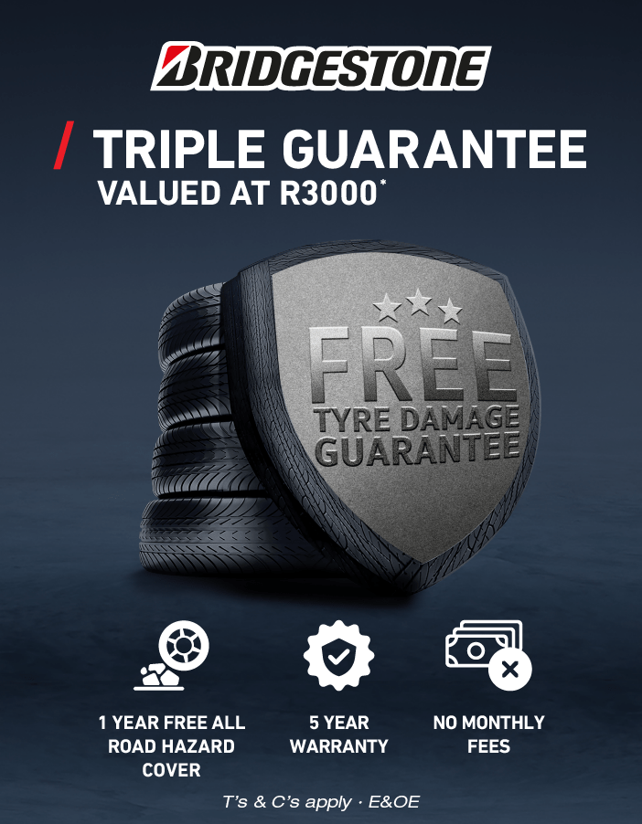 bridgestone tyre damage guarantee promotion image.