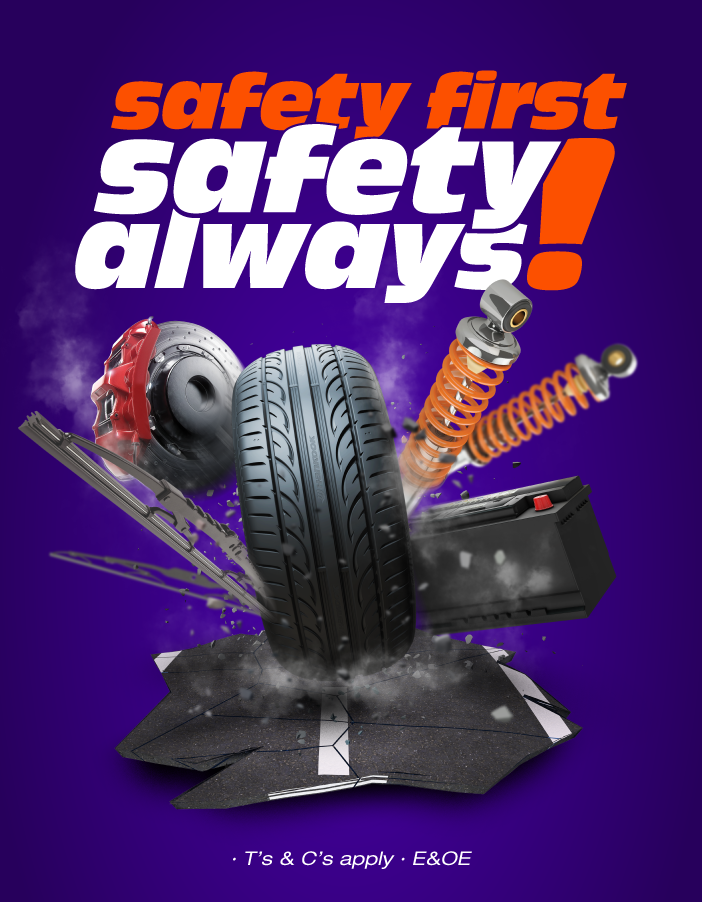 safety first banner