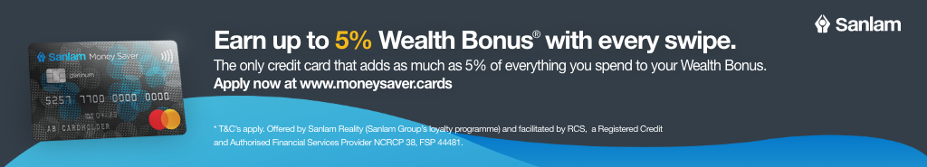 sanlam money saver credit card promotion banner