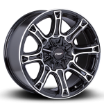 TSW Obsidian Machined Black Tinted